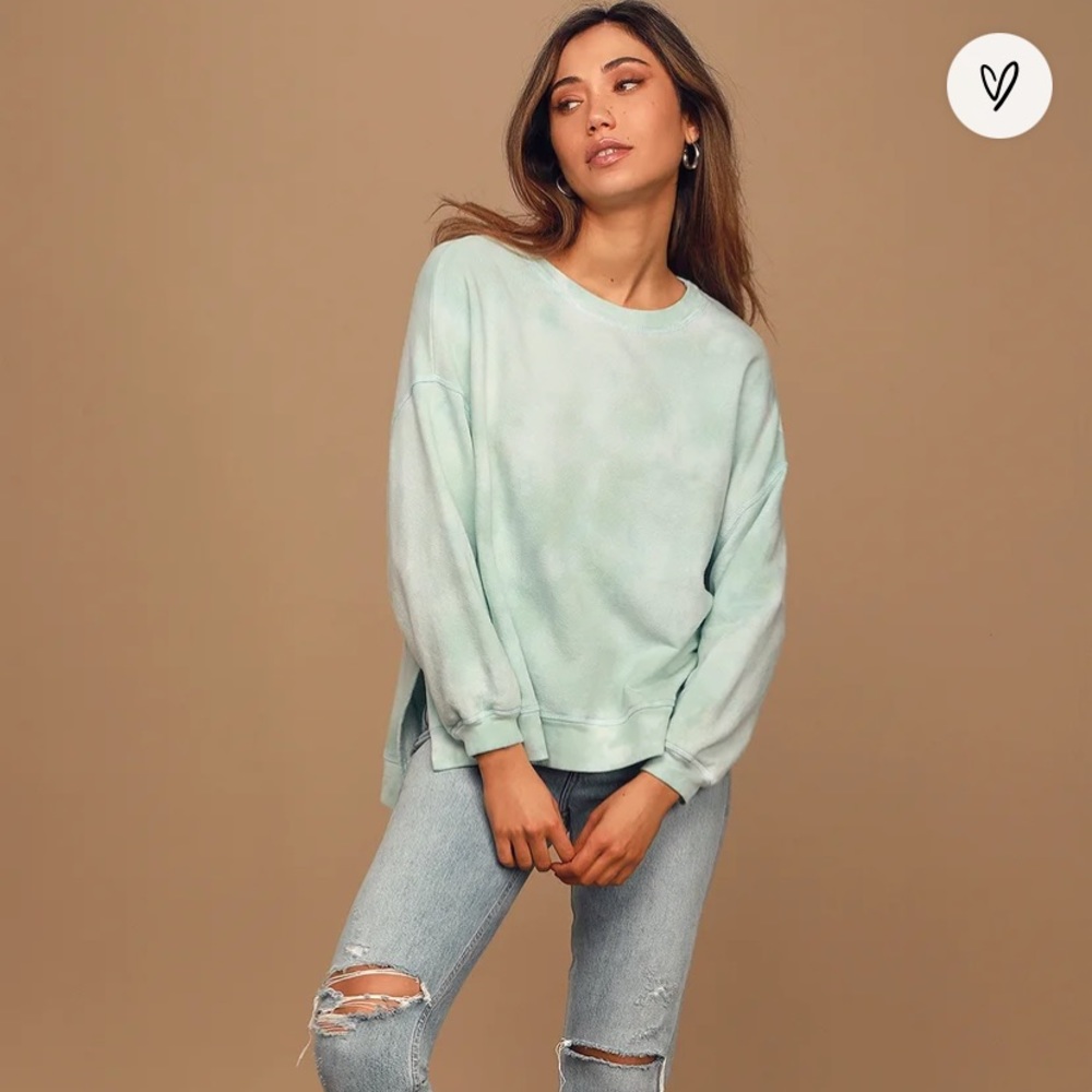 Lulus Tie-Dye Pullover Sweatshirt